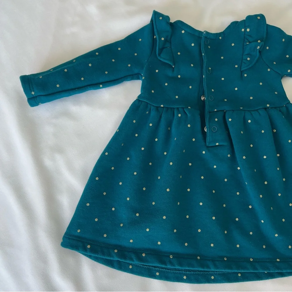 Carter's Polka Dot‎ Fleece Dress